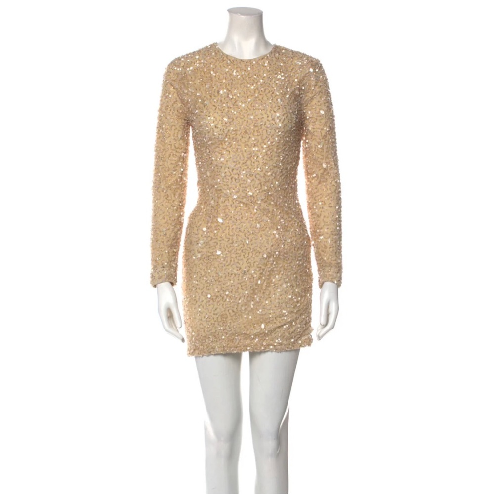 Retrofete ROSE GOLD sequin dress